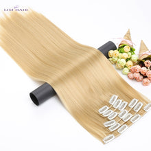 Load image into Gallery viewer, LISI HAIR Synthetic 16 Clips in Hair extension 56Cm 24 Inch Long Synthetic Fake False Hairpiece Clip In Hair Extension