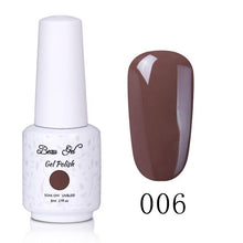 Load image into Gallery viewer, Beau Gel 8ml Coffee Brown Series Nail Polish Soak Off Esmaltes Permanentes De UV LED Gel Nail Polish Vernis Ongle Gel Varnishes
