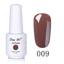 Load image into Gallery viewer, Beau Gel 8ml Coffee Brown Series Nail Polish Soak Off Esmaltes Permanentes De UV LED Gel Nail Polish Vernis Ongle Gel Varnishes