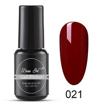 Load image into Gallery viewer, Beau Gel 8ml Nail Polish Pure Color Esmaltes Permanentes Gel Varnish Vernis Ongle Nagellak Soak Off Nail Art Gel Nail Polish