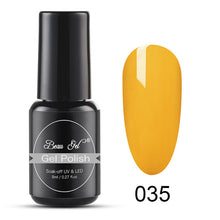Load image into Gallery viewer, Beau Gel 8ml Nail Polish Pure Color Esmaltes Permanentes Gel Varnish Vernis Ongle Nagellak Soak Off Nail Art Gel Nail Polish