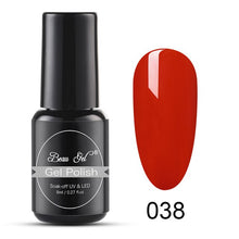 Load image into Gallery viewer, Beau Gel 8ml Nail Polish Pure Color Esmaltes Permanentes Gel Varnish Vernis Ongle Nagellak Soak Off Nail Art Gel Nail Polish